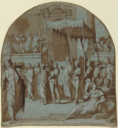 Wjazd św. Antonina do Florencji autorstwa Giovanni Balducci