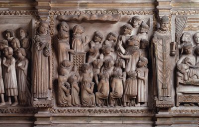 Cud chmury Rzeźba z białego marmuru, 1336-1339, autorstwa Giovanniego di Balduccio autorstwa Giovanni Balduccio