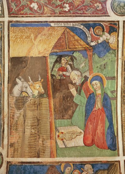 Narodzenia, ok. 1480 (fresk) autorstwa Giovanni Baleison