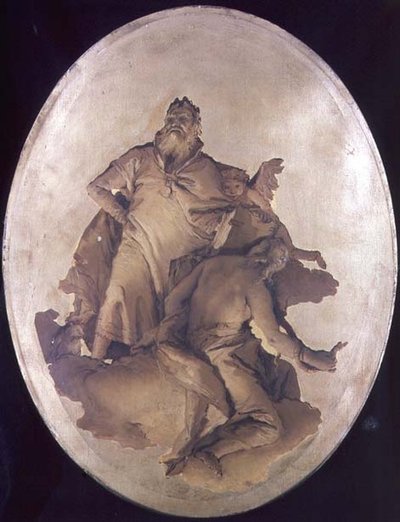 Alegoria Zasługi i Roztropności autorstwa Giovanni Battista Tiepolo