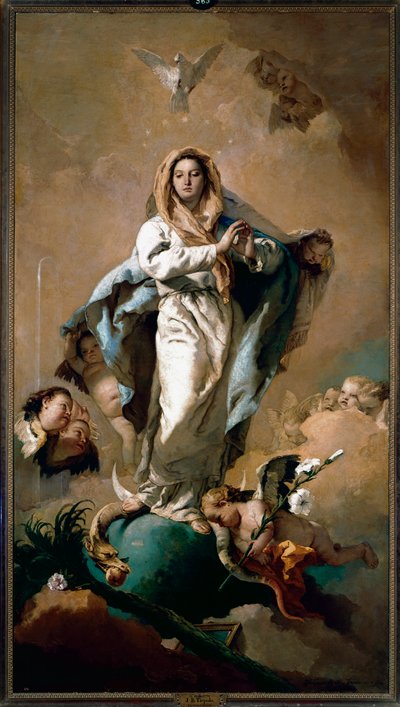 Niepokalane Poczęcie autorstwa Giovanni Battista Tiepolo