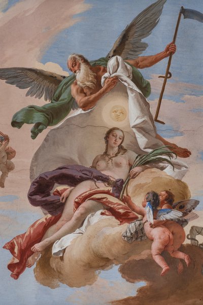Czas odkrywa prawdę autorstwa Giovanni Battista Tiepolo