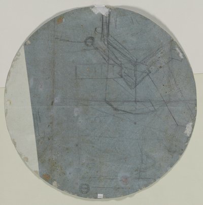 Szkic architektoniczny verso, druga połowa XVII wieku. autorstwa Giovanni Battista Benaschi