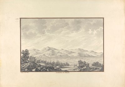 Widok na dolinę Hierapolis (obecnie Pamukkale) autorstwa Giovanni Battista Borra