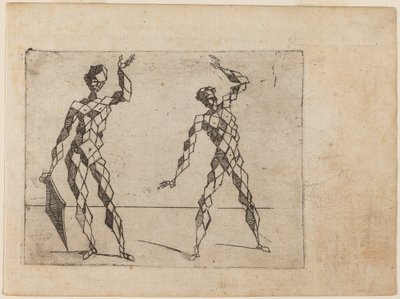 Z „Bizzarie di different Figures” autorstwa Giovanni Battista Bracelli