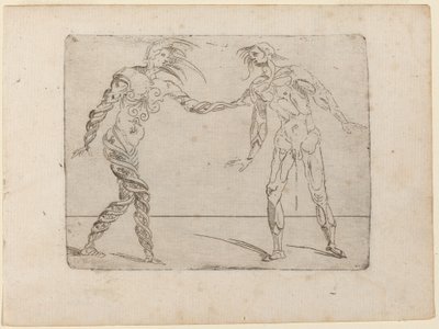 Z „Bizzarie di different Figures” autorstwa Giovanni Battista Bracelli