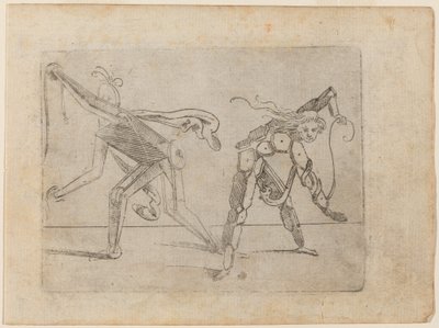 Z „Bizzarie di different Figures” autorstwa Giovanni Battista Bracelli
