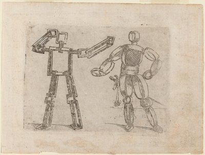 Z „Bizzarie di different Figures” autorstwa Giovanni Battista Bracelli