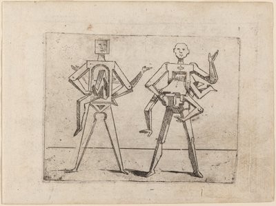 Z „Bizzarie di different Figures” autorstwa Giovanni Battista Bracelli
