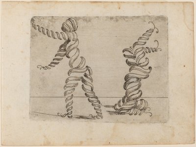 Z „Bizzarie di different Figures” autorstwa Giovanni Battista Bracelli