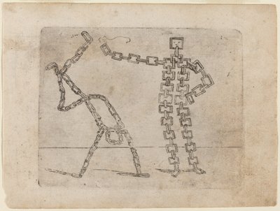 Z „Bizzarie di different Figures” autorstwa Giovanni Battista Bracelli
