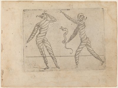Z „Bizzarie di different Figures” autorstwa Giovanni Battista Bracelli