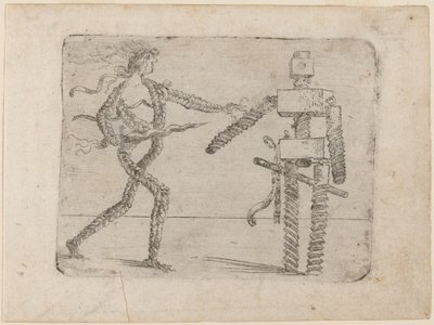 Z „Bizzarie di different Figures” autorstwa Giovanni Battista Bracelli