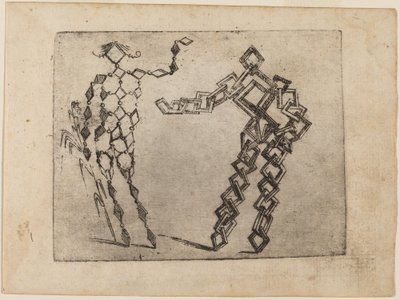 Z „Bizzarie di different Figures” autorstwa Giovanni Battista Bracelli