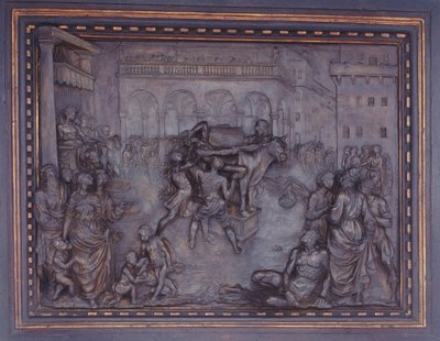 Phalaris i Bull of Perillus, 15901600. autorstwa Giovanni Battista Caccini
