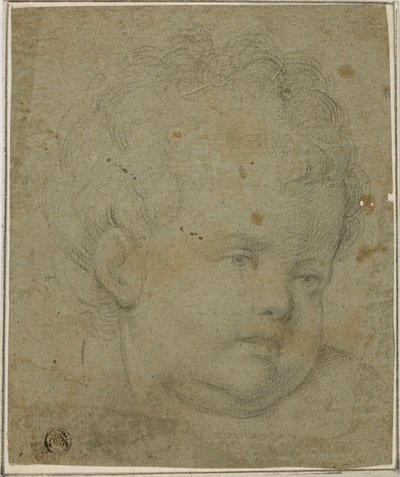 Głowa dziecka autorstwa Giovanni Battista Caracciolo