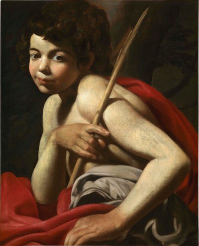 Św. Jan Chrzciciel jako chłopiec. autorstwa Giovanni Battista Caracciolo