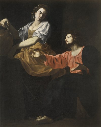 Samarytanin przy studni autorstwa Giovanni Battista Caracciolo