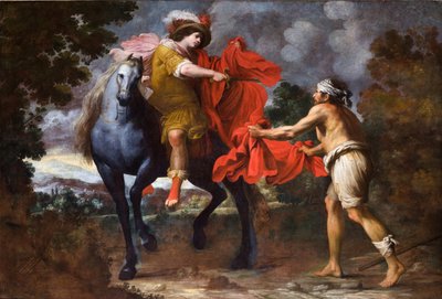 Święty Marcin i żebrak autorstwa Giovanni Battista Carlone