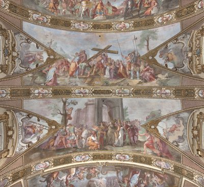 Historie Świętego Krzyża, 1631-32 autorstwa Giovanni Battista Carlone