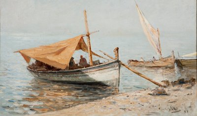 Popołudnie w Tulonie autorstwa Giovanni Battista Castagneto