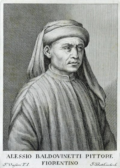 Alesso Baldovinetti autorstwa Giovanni Battista Cecchi