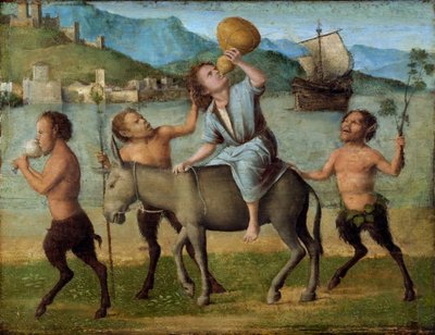 Silenus i Satyrowie autorstwa Giovanni Battista Cima da Conegliano