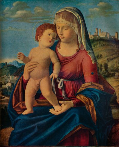 Dziewica z Dzieciątkiem, c1496-9. autorstwa Giovanni Battista Cima da Conegliano