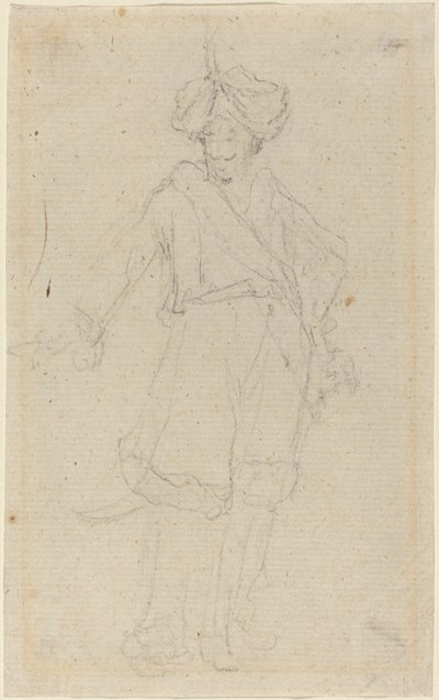 Turek [recto] autorstwa Giovanni Battista Cipriani