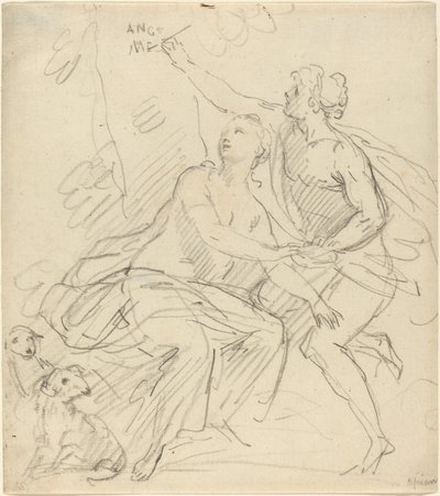Angelica i Medoro autorstwa Giovanni Battista Cipriani