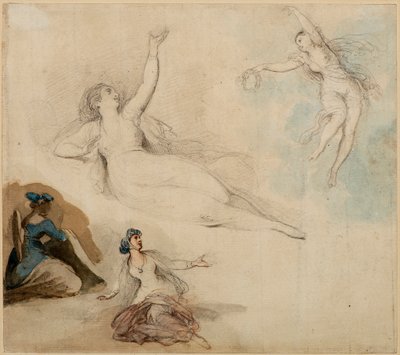 Badania figur autorstwa Giovanni Battista Cipriani