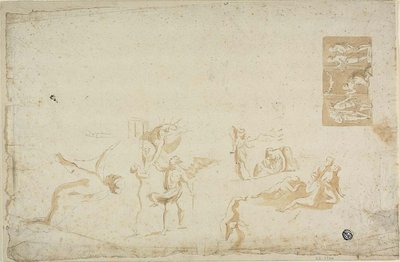 Szkice tematów mitologicznych autorstwa Giovanni Battista Cipriani