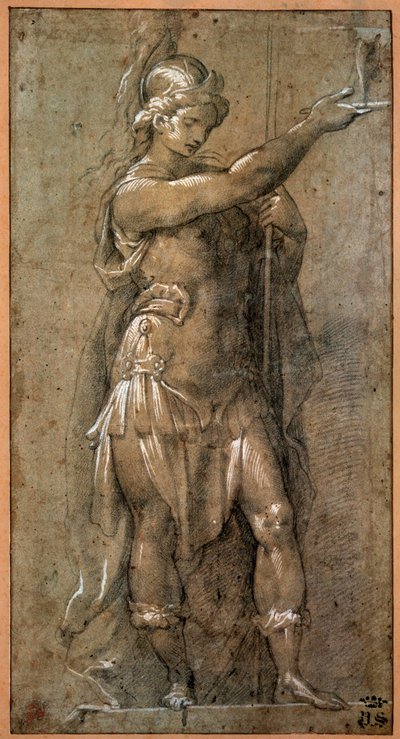 Minerwa, początek XVII wieku autorstwa Giovanni Battista Crespi