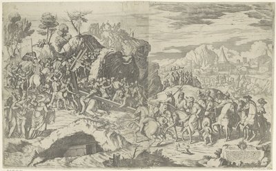 Chrystus poddaje się ciężarowi krzyża autorstwa Giovanni Battista Fontana