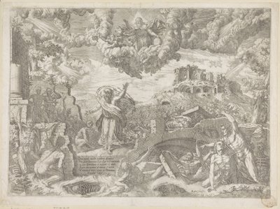Wizja Ezechiela autorstwa Giovanni Battista Fontana