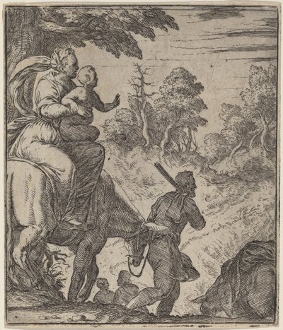 Ucieczka do Egiptu autorstwa Giovanni Battista Fontana