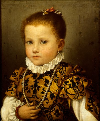 Dziewczyna z rodziny Redetti autorstwa Giovanni Battista Moroni