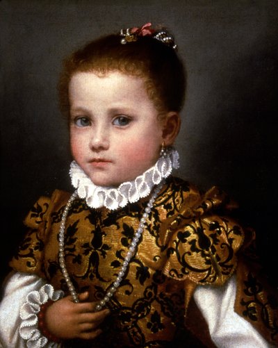 Mała dziewczynka z domu Redetti autorstwa Giovanni Battista Moroni