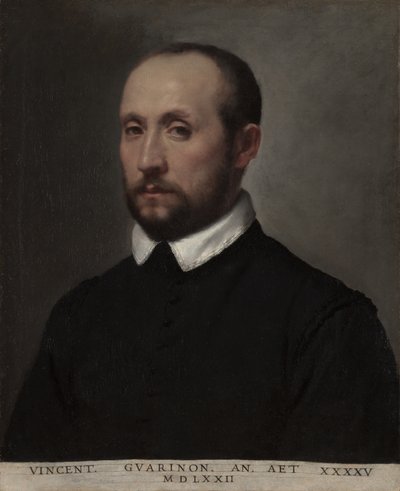 Portret Vincenzo Guarignoniego, ok. 1572 (olej na płótnie) autorstwa Giovanni Battista Moroni