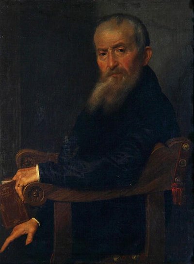 Portret poety Giovanniego Antonio Pantery, ok.1571-72 (olej na płótnie) autorstwa Giovanni Battista Moroni