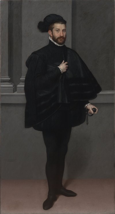 Rycerz w czerni autorstwa Giovanni Battista Moroni