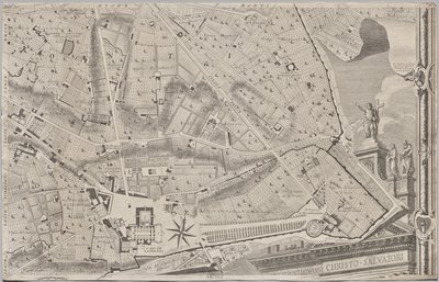 Nowa mapa Rzymu ujawniona przez Giambattistę Nolliego w roku MDCCXLVII, znana jako La Pianta Grande di Roma autorstwa Giovanni Battista Nolli