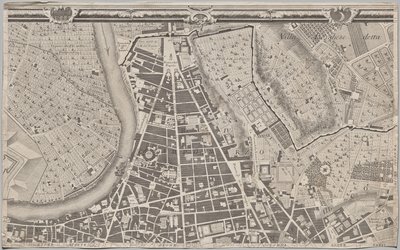 Nowa mapa Rzymu ujawniona przez Giambattistę Nolliego w roku MDCCXLVII, znana jako La Pianta Grande di Roma autorstwa Giovanni Battista Nolli