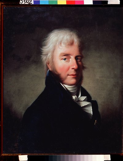 Portret księcia Siergieja F. Golicyna (1749-1810) (Portret księcia Siergieja F. Golincyna). Obraz Giovanniego Battisty Damona Ortolaniego (1750-po 1810), olej na płótnie przed 1810. Sztuka włoska, klasycyzm XIX wiek. Państwowe Muzeum V. Tropinina, Moskwa autorstwa Giovanni Battista Ortolani Damon