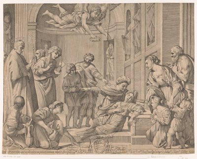 Śmierć św. Cecylii autorstwa Giovanni Battista Pasqualini