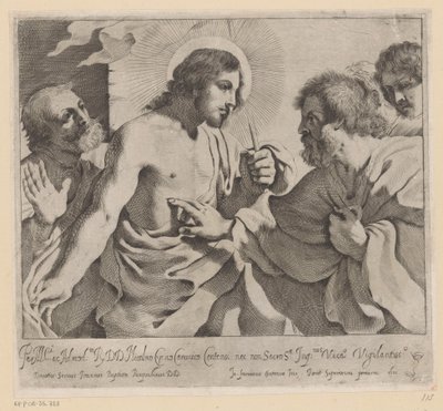 Niewiara Thomasa autorstwa Giovanni Battista Pasqualini