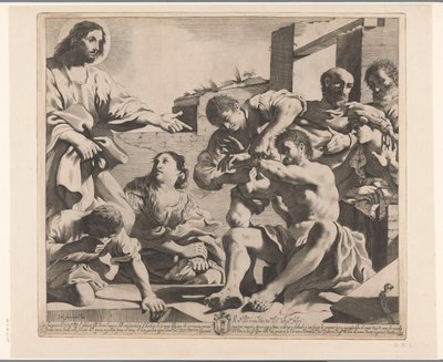 Wskrzeszenie Łazarza autorstwa Giovanni Battista Pasqualini