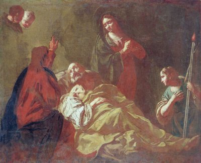 Śmierć św. Józefa, ok. 1740 autorstwa Giovanni Battista Piazzetta