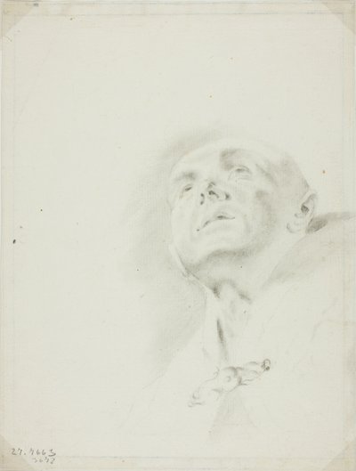 Głowa kapłana autorstwa Giovanni Battista Piazzetta