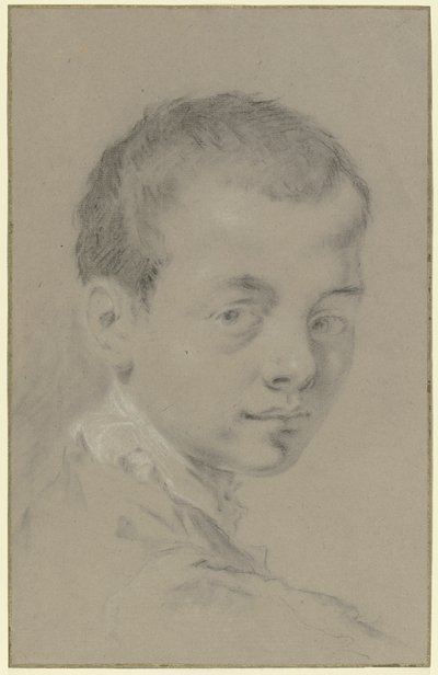 Głowa chłopca, ujęcie z trzech czwartych autorstwa Giovanni Battista Piazzetta